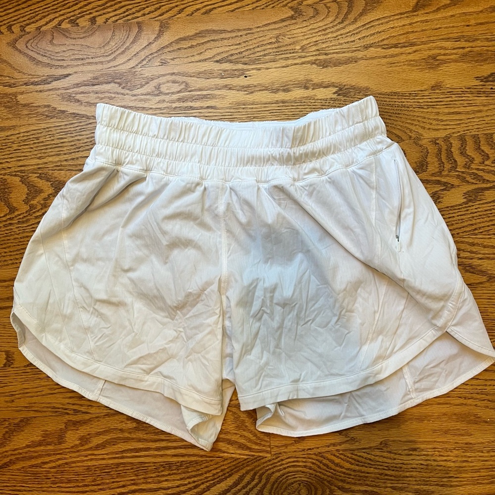 White Lululemon Shorts